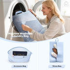 9 11 Set Compression Packing Cubes for Travel Essentials (Light Blue / 9 set)