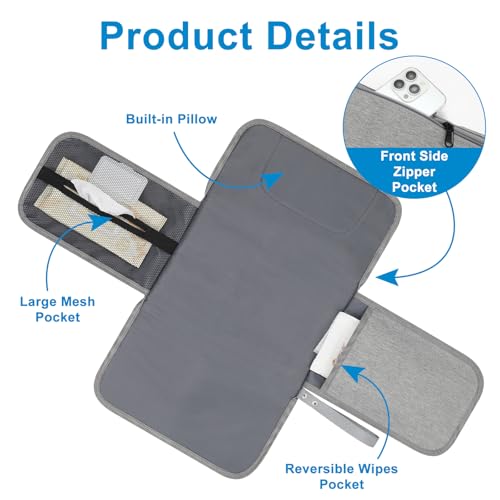 Portable Diaper Changing Pad (Grey-Style A)