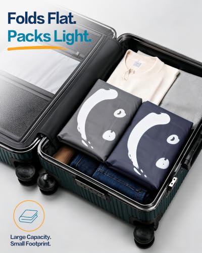 2 Pack XL Wash Me Travel Laundry Bag ((2 Pack - Wash Me) Grey)