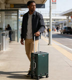 PC Hardside Carry On Luggage (A5-Forest Green (zipperless closure) / 20.8")
