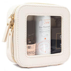Travel Clear Makeup Bag Set (Mini Beige)