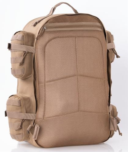 Large Tactical Backpack Bag For Hiking (Coyote Brown)