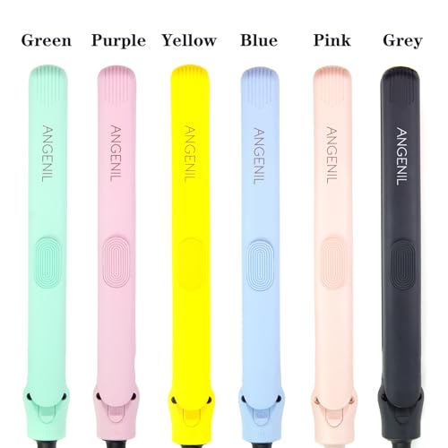 Ultra Mini Hair Straightener Flat Iron for Short Hair (Ultra Mini 0.7-inch_grey)