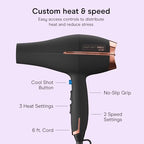 InfinitiPRO Hair Dryer with Diffuser & Concentrator (Black / 1 Count (Pack of 1))