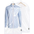 2PK Clear Garment Bags for Hanging Clothes (40" 2PK / Clear)