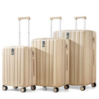 Expandable Hard Shell Luggage Sets (3 Pc Set EXT (20/24/29) / Cuba Sand)