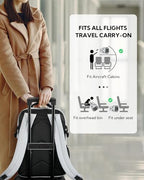 Travel Hiking Casual Backpack (Light Gray)