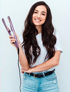 Pro Twist Flat Iron Curling Iron in One (Purple)