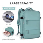 Travel Backpack For Women Men (25l / Blue)