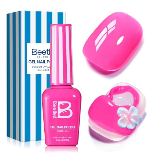 Beetles Hot Pink Gel Polish (B - Hot Pink | Bikini Pink)