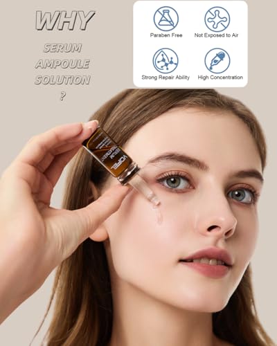 Vitamin C Serum for Face Hyaluronic Acid Serum Anti Aging Moisturizer 0.35 oz 4 Vials Facial Serums (new vc kit)
