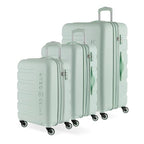 7366 Signature Hardside Expandable Luggage with Spinner Wheels (3-Piece Set (19/23/27) / Clearly Aqua)