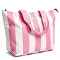 Beach Bags Waterproof Sandproof (Pink + Beige)