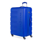 7366 Signature Hardside Expandable Luggage with Spinner Wheels (Checked-Large 27-Inch / Cobalt)