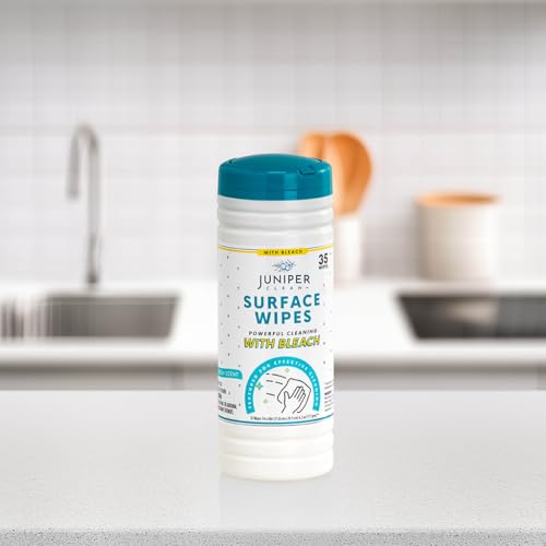 1 Pack Surface Cleaning Wipes with Bleach (35 Count (Pack of 1))