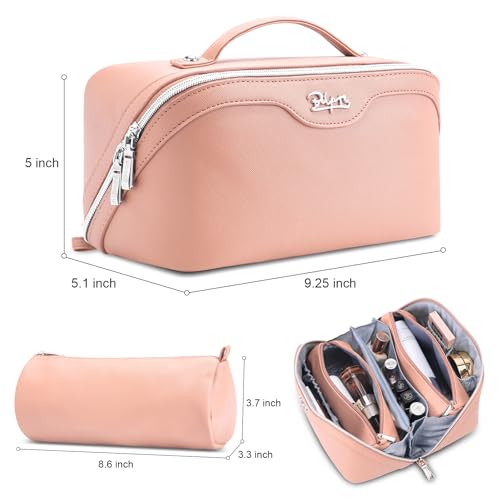 Travel Makeup Bag Organizer Cosmetic Bag (04-B-Pink)