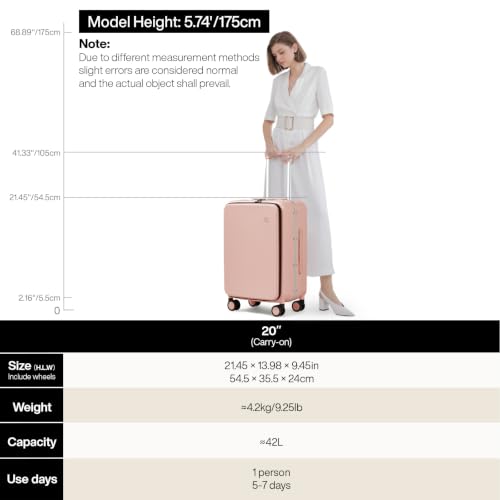 Carry On Luggage (Pink / 20-inch)