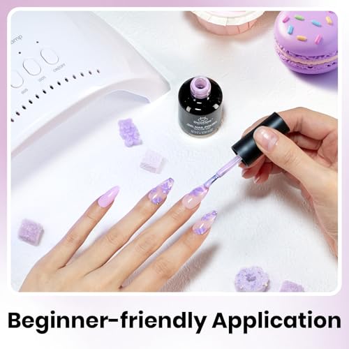 beetles Pink Gel Polish (B - Creme Pink | Milky Taro)