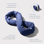 Infinity Pillow (Navy)