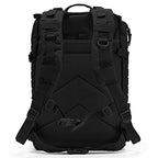 45L Military Tactical Backpacks For Men Camping Hiking Trekking Daypack Bug Out Bag Lage MOLLE 3 Day Assault Pack (0.1 Black)
