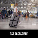 Heavy Duty Luggage Straps for Suitcase (Black)