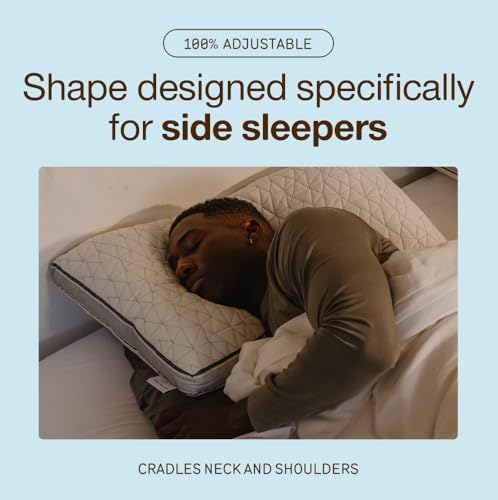 Eden Cut Out Bed Pillow for Side Sleepers (Queen / Cut-out)