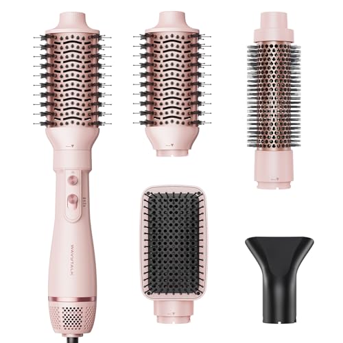 Hair Dryer Brush Set (Pink)