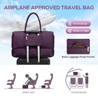 Travel Weekender Duffle Bags for Women (6-Dark Purple / X-Large)