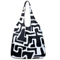 Standard 19L Tote Foldable Packable Reusable Grocery Shopping Bag (Ink Maze)