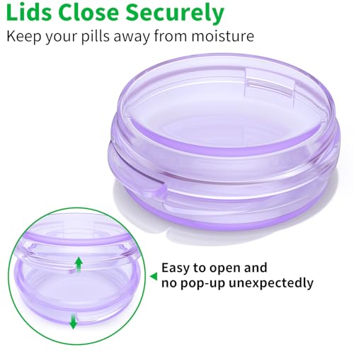 Small Pill Box (4 Pack Purple Pink Blue Yellow)