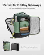 Travel Backpack 28L (Moss Green-ripstop / 28L)
