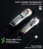 Hair Clippers for Men (Silver)