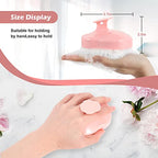Hair Scalp Massager Shampoo Brush (Salmon Pink)