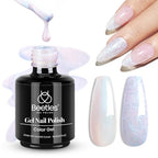 Beetles Pearl Gel Nail Polish (A - Pearl White | Swirling Clouds)