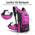Hydration Backpack with 3L Water Bladder (Pink)