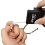 Mechanical Luggage Scale with Tape Measure (Black)