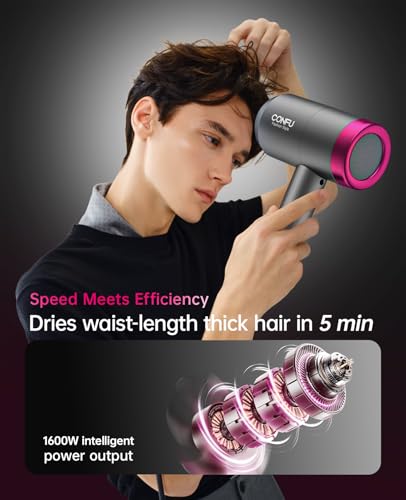 Ionic Blow Dryer 1600W (Grey)