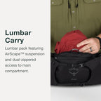 Talon 6L Men's Lumbar Hiking Waist Pack (6l / Scoria Blue/Night Shift)