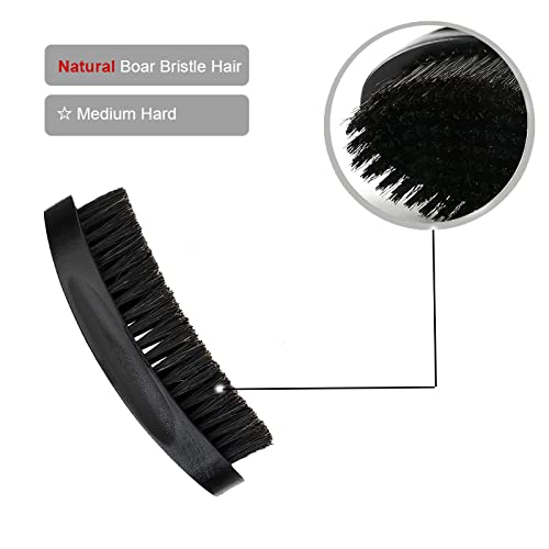 360 Curved Wave Brush For Men (Black)