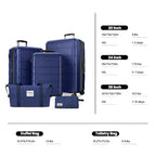 G Series Luggage set 5pcs (Dark Blue / 5-Piece Set)