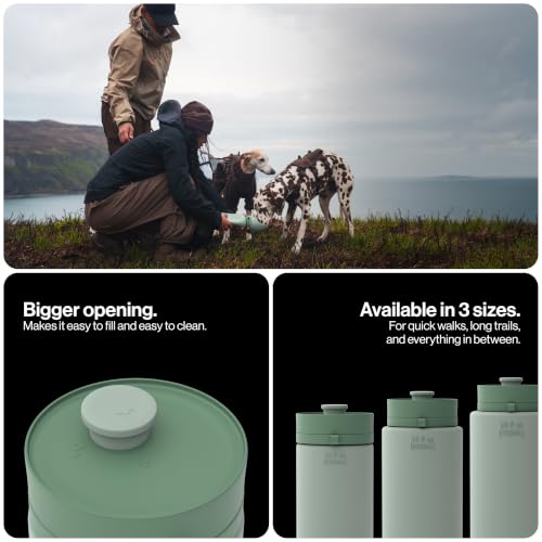 Portable Dog Water Bottle (Olive / 750ml)