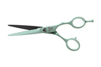 Cricket Shear Xpressions It's All Good 5.75" Professional Hair Cutting Scissors - Barber Scissors, Japanese Stainless Steel for Stylists & Home Use, Dr. Everything Will Be Alright, Mint