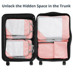 Compression Packing Cubes 8 Set (Pink / 8 pcs)