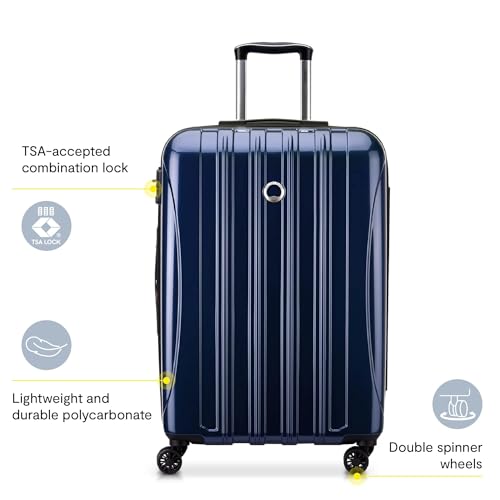 Helium Aero Hardside Expandable Luggage with Spinner Wheels (Blue Cobalt / Carry-On Plus 21 Inch)