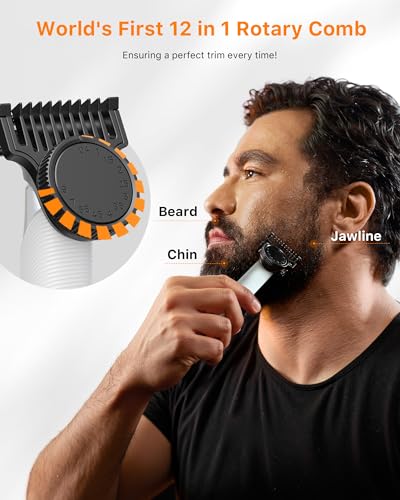 New Electric Beard & Nose Hair Trimmer Kit (Pack / White)
