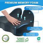 Ergonomic Seat Cushion (Deep Green / Large)
