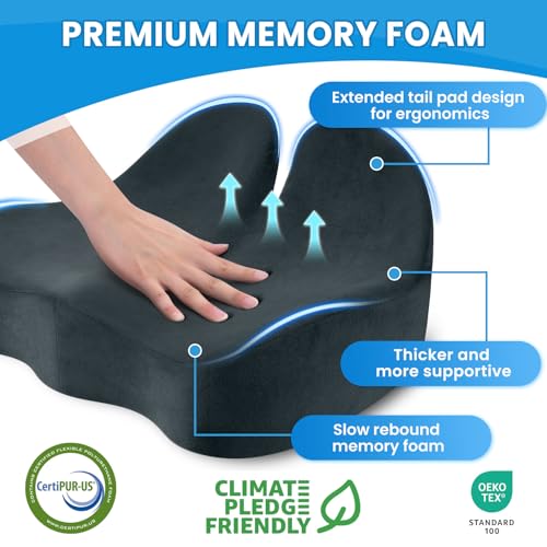 Ergonomic Seat Cushion (Deep Green / Large)