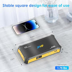 Portable Power Bank with AC Outlet (P100 Yellow)