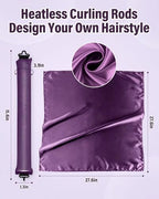 Heatless Hair Curler Overnight Curls