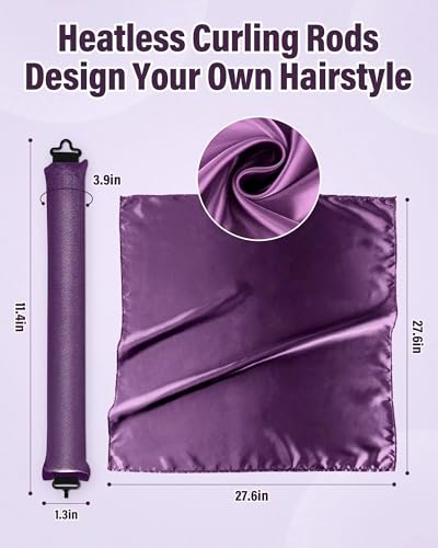 Heatless Hair Curler Overnight Curls